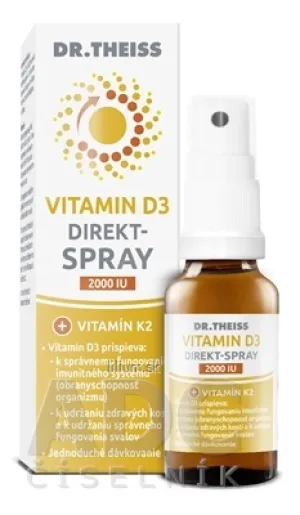 Dr.Theiss VITAMÍN D3 DIREKT - SPRAY