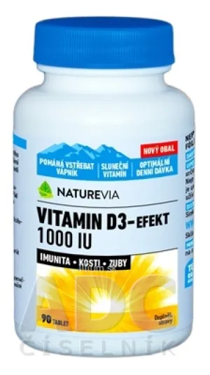 NATUREVIA VITAMIN D3-EFEKT 1000 I.U.