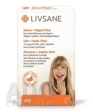 LIVSANE Podpora pre zdravé vlasy a nechty