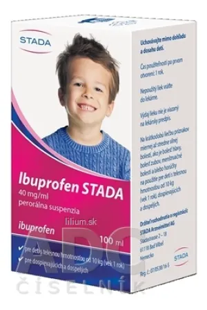 Ibuprofen STADA 40 mg/ml perorálna suspenzia