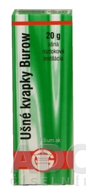 Ušné kvapky Burow - GALVEX