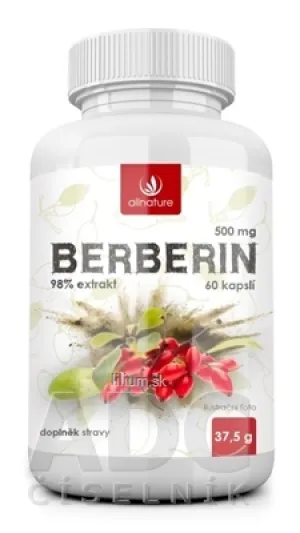 Allnature BERBERÍN extrakt 98% 500 mg