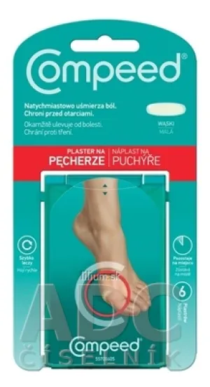 Compeed NÁPLASŤ na pľuzgiere na nohách