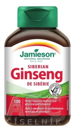 JAMIESON SIBÍRSKY ŽENŠEN 650 mg