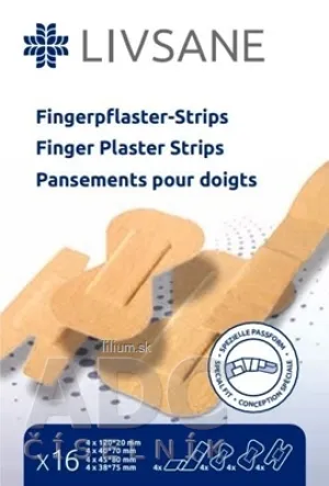 LIVSANE Náplasť na prsty prúžky