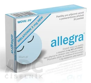 allegra MELATONÍN 3 mg NEW