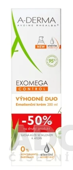 A-DERMA EXOMEGA CONTROL Emolienčný KRÉM (DUO)