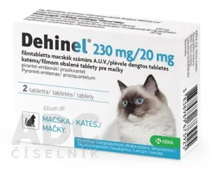DEHINEL 230 mg/20 mg pre mačky