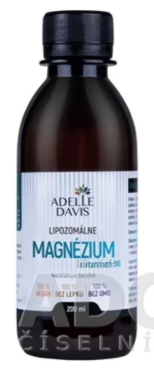 Adelle Davis Lipozomálne MAGNÉZIUM s vitamínom B6