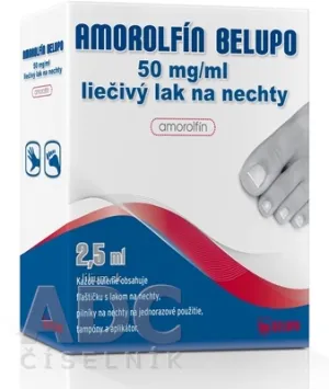 AMOROLFÍN BELUPO 50 mg/ml liečivý lak na nechty