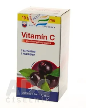 Dobré z SK Vitamín C 200 mg príchuť ACAI
