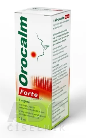 Orocalm Forte 3 mg/ml orálna roztok. aerodisperzia