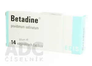 Betadine 200 mg vaginálne čapíky