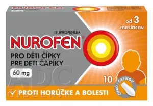 NUROFEN pre deti čapíky 60 mg