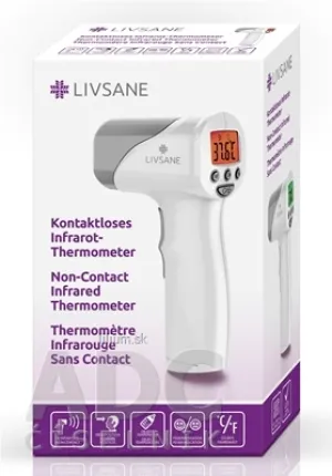 LIVSANE Bezdotykový infračervený teplomer