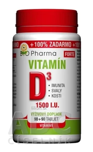 BIO Pharma Vitamín D3 FORTE