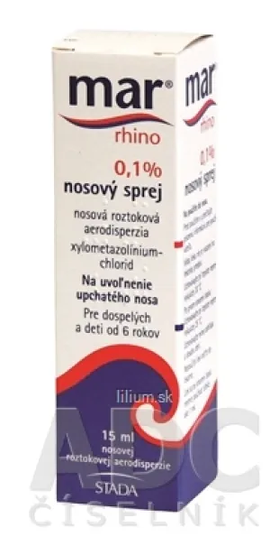MAR rhino 0,1% nosový sprej