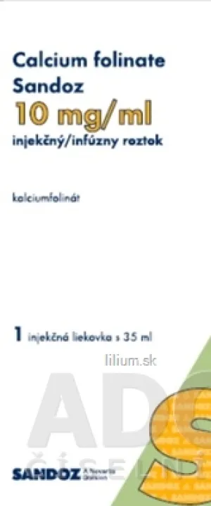 Calcium folinate Sandoz 10 mg/ml