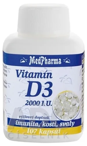 MedPharma VITAMÍN D3 2000 I.U.