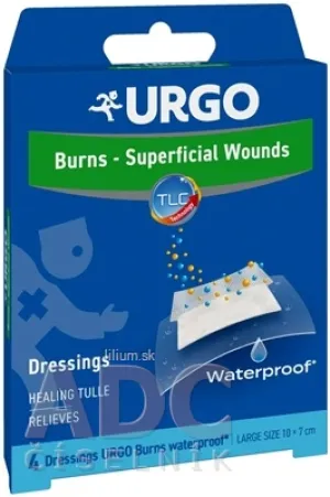 URGO Burns Waterproof Na popáleniny