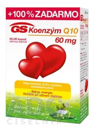 GS Koenzým Q10 60 mg NOVÝ