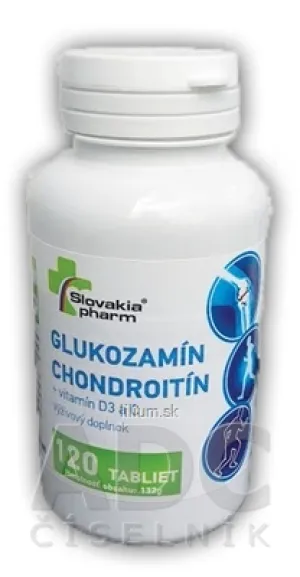 Slovakiapharm GLUKOZAMÍN CHONDROITÍN+vitamín D3, C