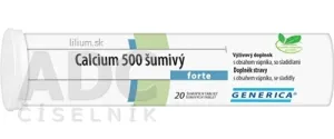 GENERICA Calcium 500 forte