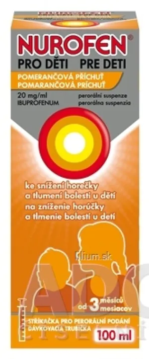 NUROFEN pre deti Pomaranč