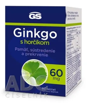 GS Ginkgo 60 mg s horčíkom