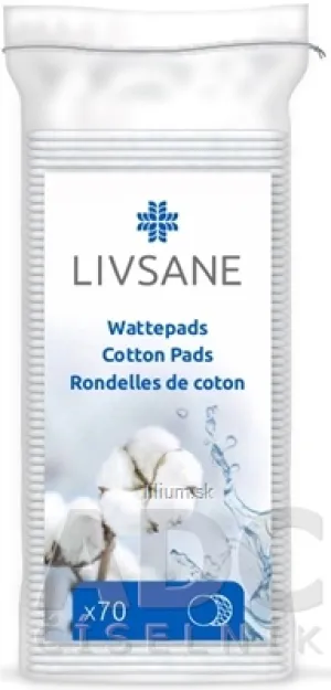 LIVSANE Vatové kozmetické tampóny