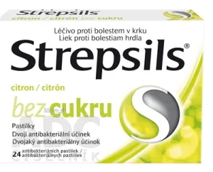 Strepsils Citrón bez cukru