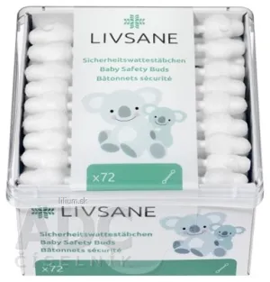 LIVSANE Bezpečnostné vatové tyčinky