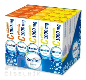 Revital vitamín C 1000 mg šumivý MIX BOX