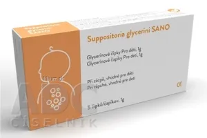 Suppositoria Glycerini SANO Pre deti 1g