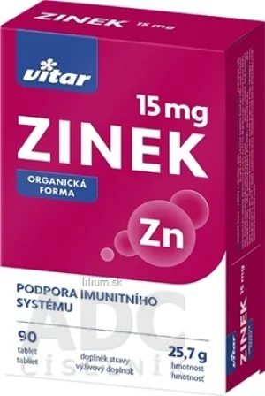 VITAR Zinok 15 mg