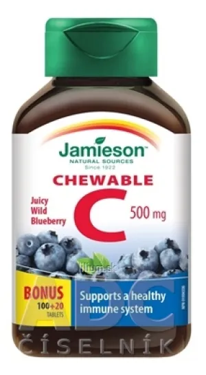 JAMIESON VITAMÍN C 500 mg čučoriedka