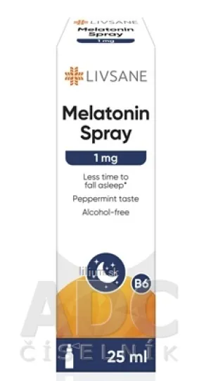 LIVSANE Melatonín 1 mg