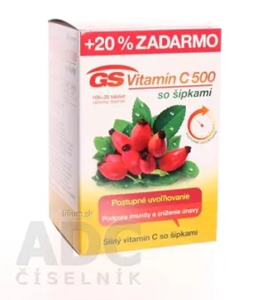 GS Vitamín C 500 so šípkami