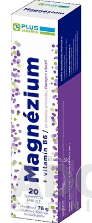 PLUS LEKÁREŇ Magnézium + vitamín B6