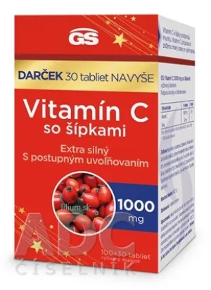 GS Vitamín C 1000 mg so šípkami Darček