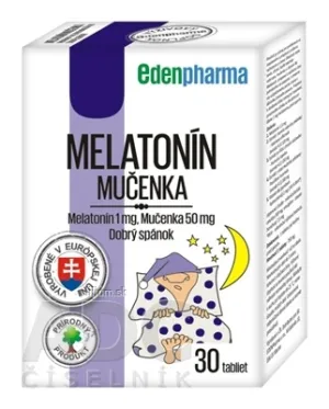 EDENPharma MELATONÍN 1 mg, MUČENKA