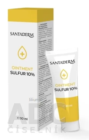 SANTADERM OINTMENT SULFUR 10%