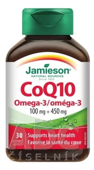 JAMIESON KOENZÝM Q10 S OMEGA-3