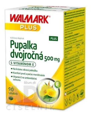 WALMARK Pupalka dvojročná 500 mg s vitamínom E