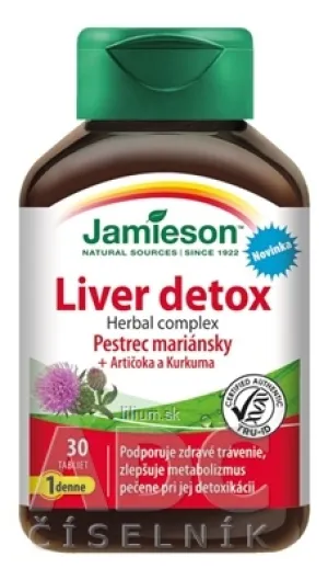 JAMIESON PESTREC MARIÁNSKY LIVER DETOX