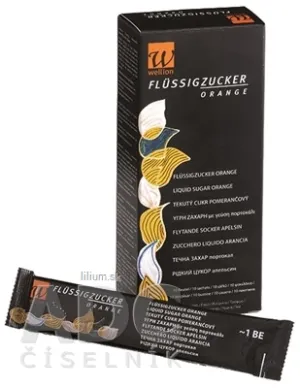Wellion TEKUTÝ CUKOR pomaranč