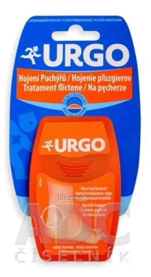 URGO Hojenie pľuzgierov Na päty (na šport)