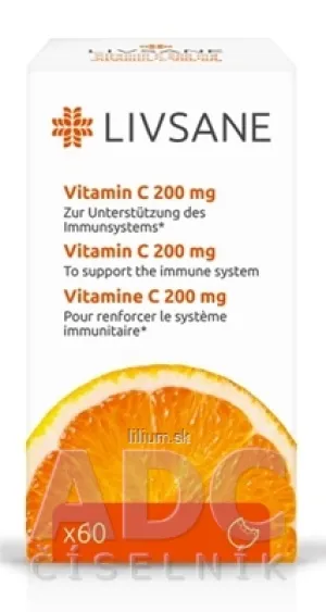 LIVSANE Vitamín C 200 mg