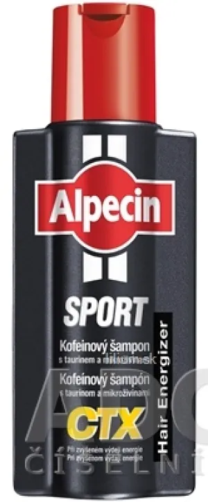 ALPECIN SPORT Kofeínový šampón CTX