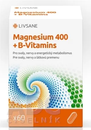 LIVSANE Magnézium 400 + B vitamíny